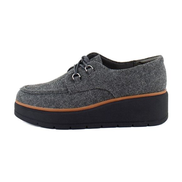 Dr. Scholl's Nice Day Max Oxford Charcoal Wool - Picture 2 of 8